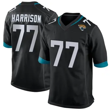 Anton Harrison Men's Game Black Jacksonville Jaguars Jersey