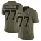 Anton Harrison Men's Limited Olive Jacksonville Jaguars 2025 Salute to Service Jersey