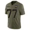 Anton Harrison Men's Limited Olive Jacksonville Jaguars 2025 Salute to Service Jersey
