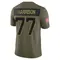 Anton Harrison Men's Limited Olive Jacksonville Jaguars 2025 Salute to Service Jersey
