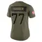 Anton Harrison Women's Limited Olive Jacksonville Jaguars 2025 Salute to Service Jersey
