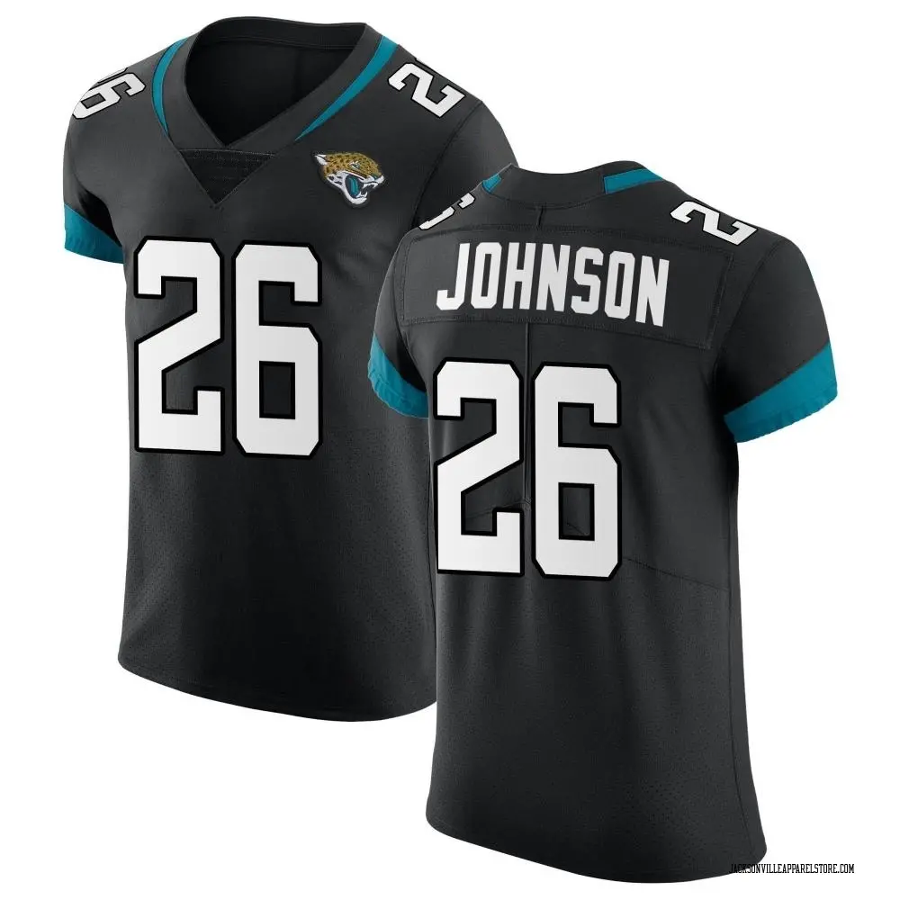 Antonio Johnson Men's Elite Black Jacksonville Jaguars Vapor Untouchable Jersey