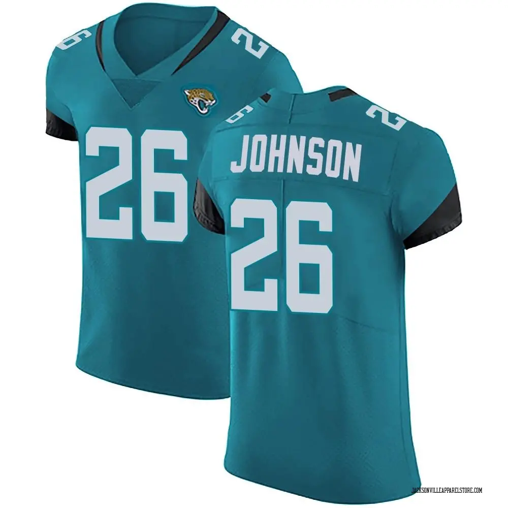 Antonio Johnson Men's Elite Teal Jacksonville Jaguars Vapor Untouchable Alternate Jersey