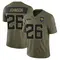 Antonio Johnson Men's Limited Olive Jacksonville Jaguars 2025 Salute to Service Jersey