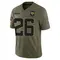 Antonio Johnson Men's Limited Olive Jacksonville Jaguars 2025 Salute to Service Jersey