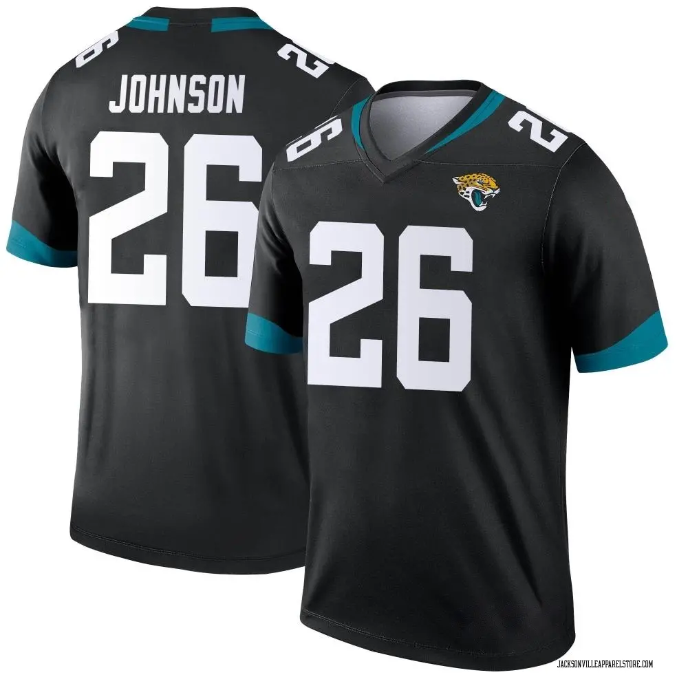 Antonio Johnson Youth Legend Black Jacksonville Jaguars Jersey