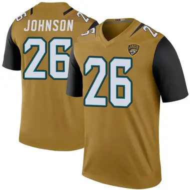 Antonio Johnson Youth Legend Gold Jacksonville Jaguars Color Rush Bold Jersey