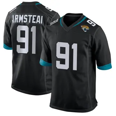 Arik Armstead Men's Game Black Jacksonville Jaguars Jersey