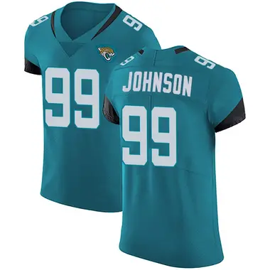 Austin Johnson Men's Elite Teal Jacksonville Jaguars Vapor Untouchable Alternate Jersey