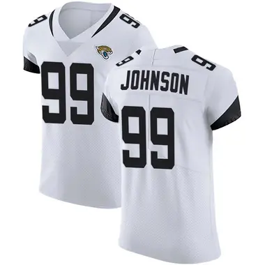 Austin Johnson Men's Elite White Jacksonville Jaguars Vapor Untouchable Road Jersey