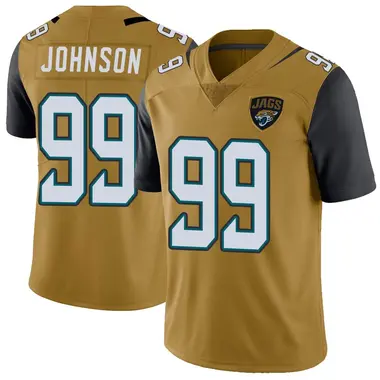 Austin Johnson Youth Limited Gold Jacksonville Jaguars Color Rush Vapor Untouchable Jersey