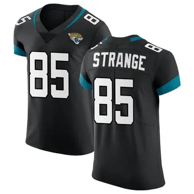 Brenton Strange Men's Elite Black Jacksonville Jaguars Vapor Untouchable Jersey