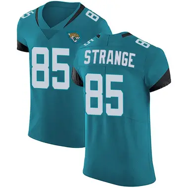 Brenton Strange Men's Elite Teal Jacksonville Jaguars Vapor Untouchable Alternate Jersey