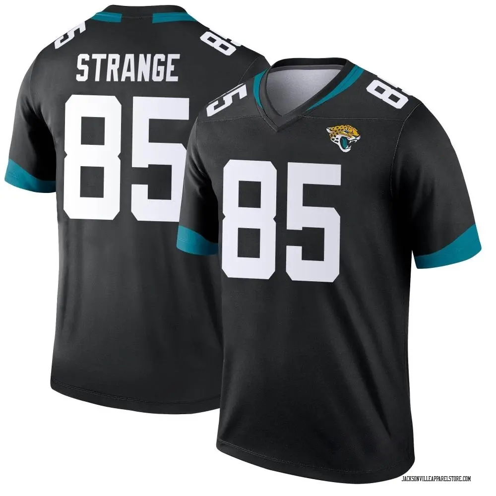 Brenton Strange Youth Legend Black Jacksonville Jaguars Jersey