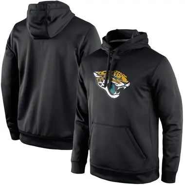 Men's Black Jacksonville Jaguars Circuit Logo Essential Performance Pullover Hoodie