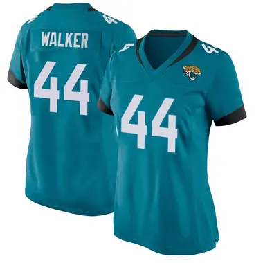 Travon Walker Women's Game Teal Jacksonville Jaguars Jersey